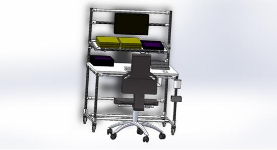 符合人体工程学的工作台